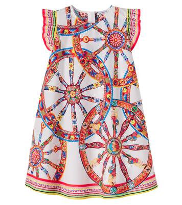 Carretto ruffled cotton dress | Dolce&Gabbana Kids