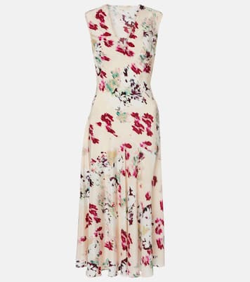 Robe Elowen en soie à imprimé floral | Ulla Johnson