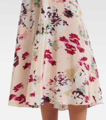 Robe Elowen en soie à imprimé floral | Ulla Johnson