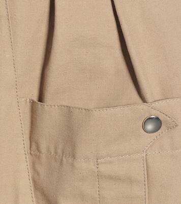 Pantalon Yerris à taille haute en coton | Isabel Marant