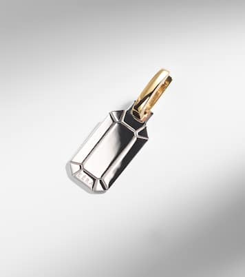 Einzelner Ohrring Tokyo aus 18kt Weißgold mit 18kt Gelbgold  | Eéra