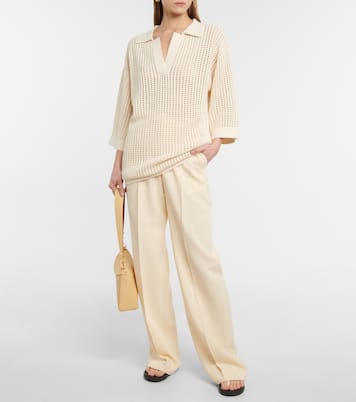 Top Siya aus Häkelstrick | Nanushka