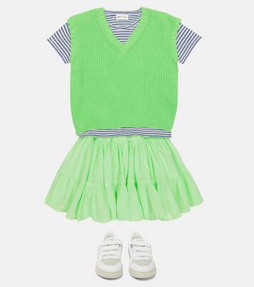 Pelican ribbed-knit sweater vest | Morley