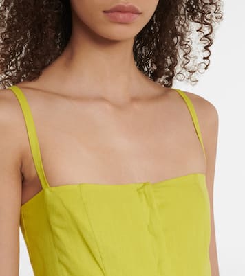 Robe midi Margritte en lin | Gabriela Hearst