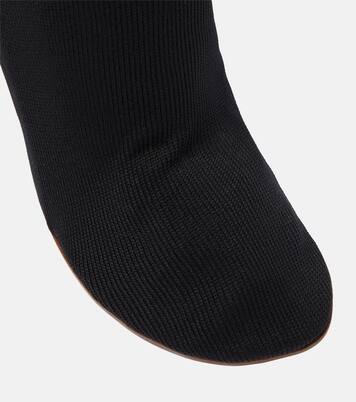 Ankle Boots aus Strick | Vetements