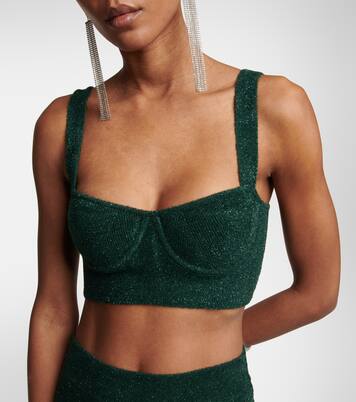 Cropped-Top Moonlight aus Strick | Galvan