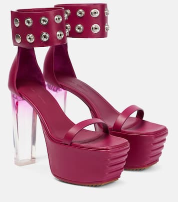 Plateausandalen Minimal aus Leder | Rick Owens