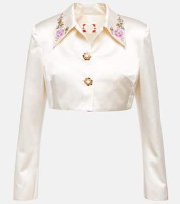 Bridal Set aus Jacke und Top aus Seide | Miss Sohee