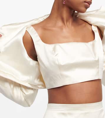 Bridal Set aus Jacke und Top aus Seide | Miss Sohee