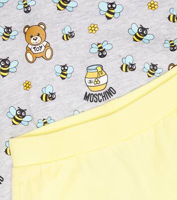 Baby set of cotton shorts and T-shirt | Moschino Kids
