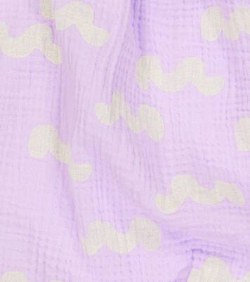 Baby cotton seersucker playsuit | Bobo Choses