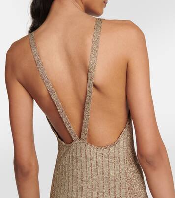 Midikleid aus Rippstrick | Ganni