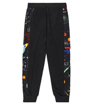 Printed cotton jersey sweatpants | Versace Kids