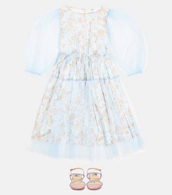 Floral tulle midi dress | Paade Mode