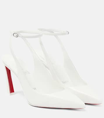 Condora 85 leather slingback pumps | Christian Louboutin
