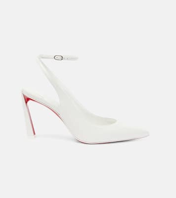 Condora 85 leather slingback pumps | Christian Louboutin