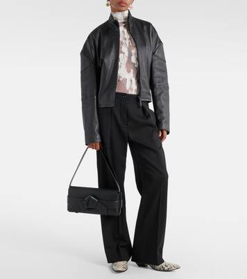 Musubi leather shoulder bag | Acne Studios