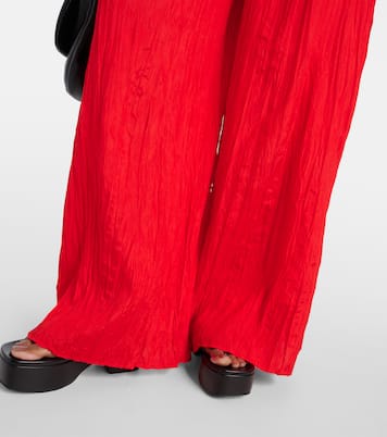 Pantalon ample Thoresby en soie | Joseph