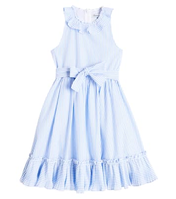 Striped bow-detail cotton dress  | Tartine et Chocolat