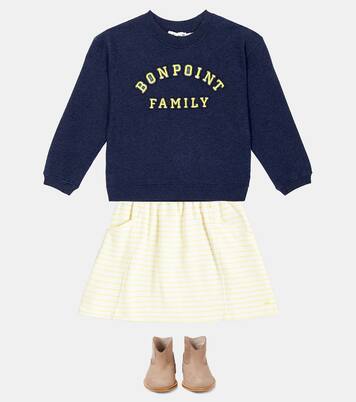 Tonino cotton fleece sweatshirt | Bonpoint