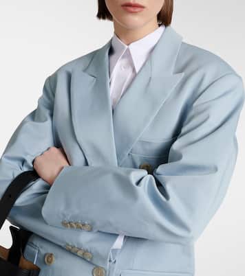 Oversize-Blazer aus einem Baumwollgemisch | Plan C