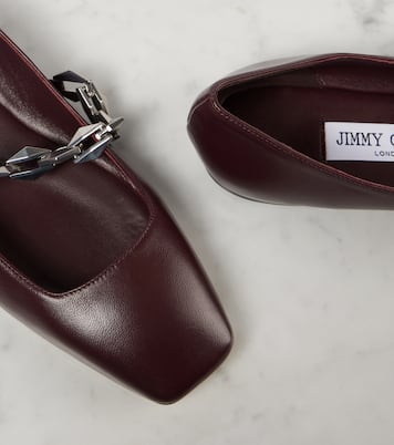 Ballerines Diamond Tilda en cuir | Jimmy Choo
