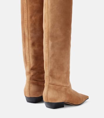 Marfa suede knee-high boots | Khaite