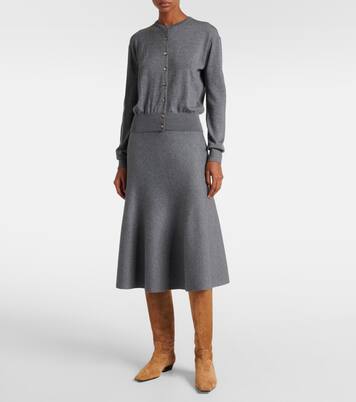 Marfa suede knee-high boots | Khaite