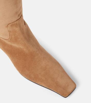 Marfa suede knee-high boots | Khaite