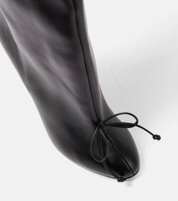 Botas mosqueteras de piel con lazo | Alaïa