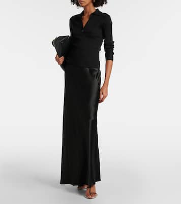 Top en laine et soie mélangées | Vince