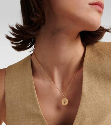 Protection 18kt gold chain necklace with diamonds | FoundRae