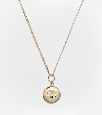 Protection 18kt gold chain necklace with diamonds | FoundRae