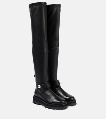 Overknee-Stiefel Meena aus Leder | Jimmy Choo