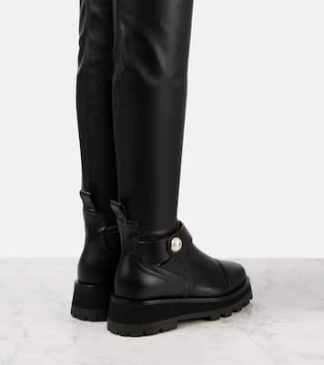 Overknee-Stiefel Meena aus Leder | Jimmy Choo