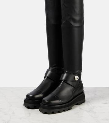 Overknee-Stiefel Meena aus Leder | Jimmy Choo