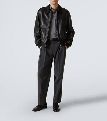 Wool-blend straight pants | Dolce&Gabbana