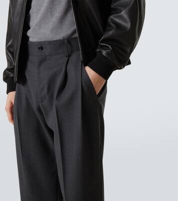 Wool-blend straight pants | Dolce&Gabbana