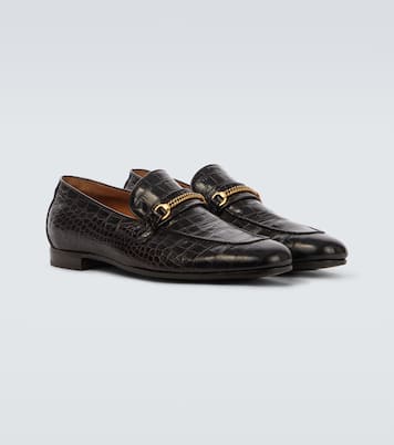 Mocasines Gigi de piel grabada | Tom Ford