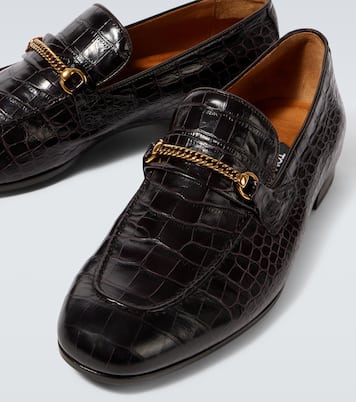 Mocasines Gigi de piel grabada | Tom Ford