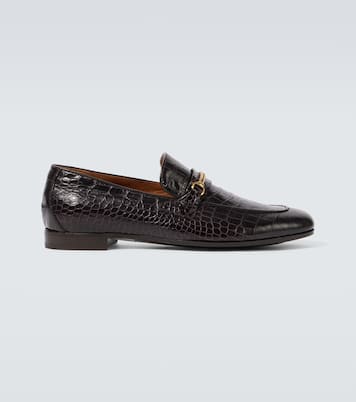 Mocasines Gigi de piel grabada | Tom Ford