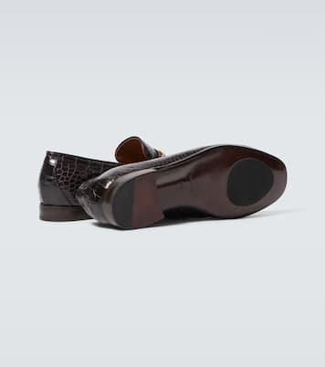 Mocasines Gigi de piel grabada | Tom Ford