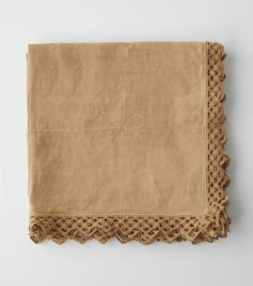 Set of 4 macramé linen napkins | Once Milano