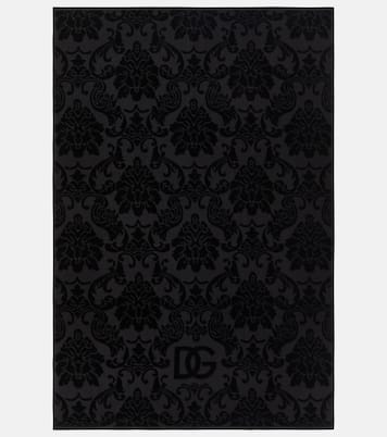 Set of 5 jacquard cotton terry towels | Dolce&Gabbana Casa