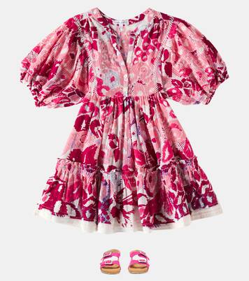 Aria ruffled cotton dress | Poupette St Barth Kids