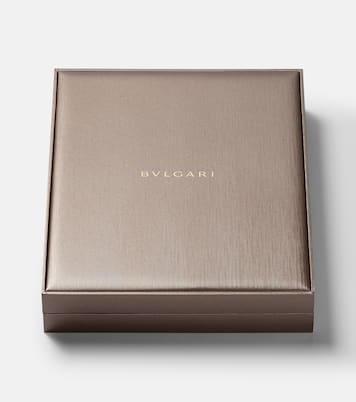 Serpenti Seduttori 18kt rose gold pendant necklace with diamonds and rubellites | Bvlgari