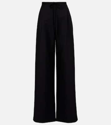 Weite Hose aus Mohair und Wolle | Róhe