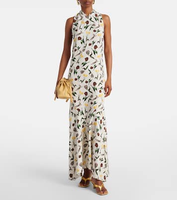 Sandalen Portofino aus Metallic-Leder | Paris Texas