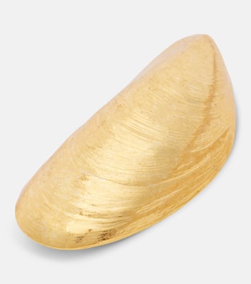 Gold-plated barrette | Jennifer Behr