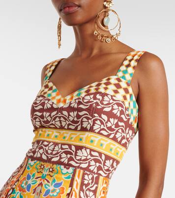 Bedrucktes Midikleid aus Baumwolle | Etro